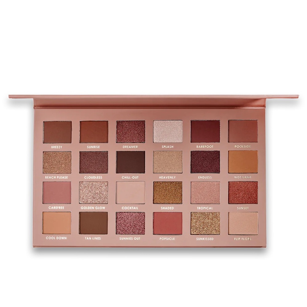 Eyeshadow Palette with Warm and Neutral Tones